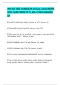 WA UST SITE ASSESSOR ACTUAL EXAM PAPER 2026 QUESTIONS WITH SOLUTIONS GRADED A&plus;