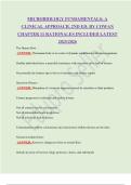 MICROBIOLOGY FUNDAMENTALS&colon; A CLINICAL APPROACH&comma; 2ND ED&period; BY COWAN CHAPTER 11 RATIONALES INCLUDED LATEST 2025&sol;2026