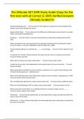 The Ultimate AET 2090 Study Guide &lpar;Copy for the first test&rpar; with all Correct & 100&percnt; Verified Answers &vert;Already Graded A&plus;