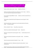 AP Physics 1 Final Exam and All Correct Answers 2026 Updated&period;