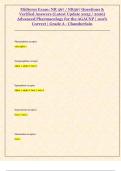Midterm Exam&colon; NR 567 &sol; NR567 Questions & Verified Answers &lpar;Latest Update 2025 &sol; 2026&rpar; Advanced Pharmacology for the AGACNP &vert; 100&percnt; Correct &vert; Grade A - Chamberlain