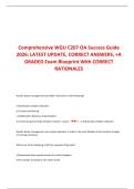 Comprehensive WGU C207 OA Success Guide 2026&colon; LATEST UPDATE&comma; CORRECT ANSWERS&comma; &plus;A GRADED Exam Blueprint With CORRECT RATIONALES