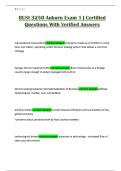 BUSI 3250 Auburn Exam 1 &vert; Certified  Questions With Verified Answers 
