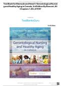 TEST BANK FOR Ebersole and Hess' Gerontological Nursing and Healthy Aging in Canada by Veronique Boscart&comma; Lynn McCleary ISBN&colon; 978-0323778749 COMPLETE GUIDE ALL CHAPTERS COVERED 100&percnt; VERIFIED A&plus; GRADE ASSURED&excl;&excl;&excl;&excl;&excl;NEW LATEST UPDATE&excl;&excl;&excl;&excl;&excl;