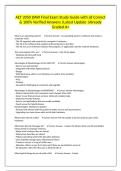 AET 2050 DAW Final Exam Study Guide with all Correct & 100&percnt; Verified Answers &vert;Latest Update &vert;Already Graded A&plus;