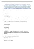 WGU D115 OBJECTIVE ASSESSMENT &lpar;OA&rpar; EXAM 2026 &vert; ACTUAL EXAM QUESTIONS WITH DETAILED ANSWERS WITH RATIONALES AND A READINESS PRACTICE EXAM TEST BANK WITH A STUDY GUIDE &vert; LATEST UPDATED AND VERIFIED FOR GUARANTEED PASS