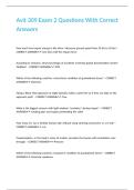 Avit 309 Exam 2 Questions With Correct Answers
