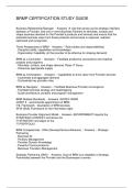 BRMP CERTIFICATION STUDY GUIDE