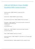 UND Avit 309 Block 2 Exam &lpar;Zeidlik&rpar; Questions With Correct Answers&period;
