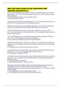 ISDS 1100 FINAL EXAM ACTUAL QUESTIONS AND ANSWERS GUARANTEE A&plus;
