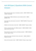 Avit 309 Exam 2 Questions With Correct Answers&period;