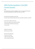 ICBC Practice questions L Test With Correct Answers&period;