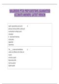 WALGREENS PTCB PREP QUESTIONS &vert;GUARANTEED ACCURATE ANSWERS &vert;LATEST VERSION