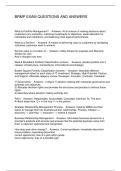 BRMP EXAM QUESTIONS AND ANSWERS