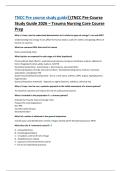 TNCC Pre-Course Study Guide 2026 &ndash; Trauma Nursing Core Course Prep
