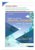 Test bank complete&lowbar;&lowbar; Darby & walsh dental hygiene&colon; theory and practice 6th edition By jennifer a pieren rdh bsas ms &lpar;editor&rpar;&comma; cynthia gadbury-amyot msdh all chapters 1-64&vert; updated edition with well detailed answers&vert; rated a&plus;