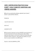 CRPC CERTIFICATION PRACTICE EXAM SCRIPT 1 2026 COMPLETE QUESTIONS AND VERIFIED ANSWERS