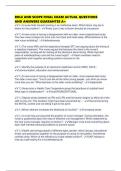 ROLE AND SCOPE FINAL EXAM ACTUAL QUESTIONS AND ANSWERS GUARANTEE A&plus;