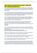 ROLE AND SCOPE UPDATED EXAM SCRIPT QUESTIONS AND ANSWERS GUARANTEE A&plus;