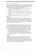 Porth&rsquo;s Pathophysiology Practice Test Bank &vert; Concepts of Altered Health States Study Guide