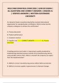 WGU D469 EXAM REAL EXAM 2026 &vert; LEAN SIX SIGMA &vert; ALL QUESTIONS AND CORRECT ANSWERS &vert; GRADED A&plus; &vert; VERIFIED ANSWERS &vert; WESTERN GOVERNORS UNIVERSITY