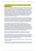 CPSA FINAL EXAM ACTUAL QUESTIONS AND ANSWERS GUARANTEE A&plus;