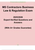 Mississippi Contractors Business&comma; Law & Regulation Exam PDF &ndash; Licensing Prep 2025&sol;2026