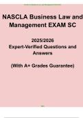 NASCLA Business Law and Management Exam PDF &ndash; South Carolina Contractor Licensing Prep 2025&sol;2026
