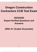 Oregon Construction Contractors CCB Test Exam PDF &ndash; Licensing Prep and Practice Guide 2025&sol;2026