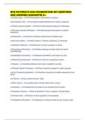 NHS PATHWAYS 2026 EXAMINATION SET QUESTIONS AND ANSWERS GUARANTEE A&plus;