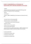 EXAM 1 FUNDAMENTALS OF NURSING 90 QUESTIONS WITH VERIFIED ANSWERS 2025&sol;2026&comma;100&percnt;CORRECT