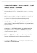 CRW2601 EXAM PACK 2026 COMPLETE EXAM QUESTIONS AND ANSWERS