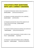 CCHI Ethics Prep Questions & Answers &vert; 100&percnt; Correct Guide for Medical Interpreters