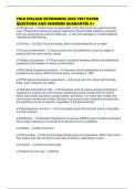 TDLR EYELASH EXTENSIONS 2026 TEST PAPER QUESTIONS AND ANSWERS GUARANTEE A&plus;