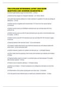 TDLR EYELASH EXTENSIONS LATEST 2026 EXAM QUESTIONS AND ANSWERS GUARANTEE A&plus;