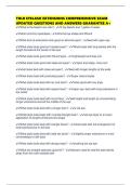 TDLR EYELASH EXTENSIONS COMPREHENSIVE EXAM UPDATED QUESTIONS AND ANSWERS GUARANTEE A&plus;