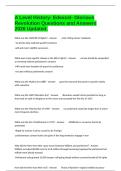 A Level History- Edexcel- Glorious Revolution Questions and Answers 2026 Updated&period;
