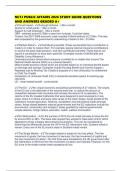 NCTJ PUBLIC AFFAIRS 2026 STUDY GUIDE QUESTIONS AND ANSWERS GRADED A&plus;