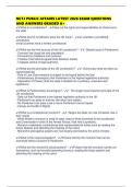 NCTJ PUBLIC AFFAIRS LATEST 2026 EXAM QUESTIONS AND ANSWERS GRADED A&plus;