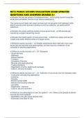 NCTJ PUBLIC AFFAIRS EVALUATION EXAM UPDATED QUESTIONS AND ANSWERS GRADED A&plus;