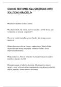 CS6400 TEST BANK 2026 QUESTIONS WITH SOLUTIONS GRADED A&plus;