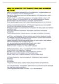 CMN 568 UPDATED TESTED QUESTIONS AND ANSWERS RATED A&plus;