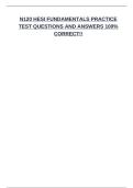 N120 HESI FUNDAMENTALS PRACTICE TEST QUESTIONS AND ANSWERS 100&percnt; CORRECT&excl;&excl;