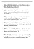 CSA CERTIFIED SENIOR ADVISOR EXAM 2026 COMPLETE STUDY GUIDE