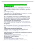 PCIP 2026 EXAMINATION TEST QUESTIONS AND ANSWERS RATED A&plus;