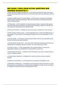 EMT BLOCK 1 FINAL EXAM ACTUAL QUESTIONS AND ANSWERS GUARANTEE A&period;pdf