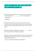CSAM EXAMINATION TEST 2026 QUESTIONS WITH ANSWERS GRADED A&plus;