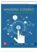 COMPLETE SOLUTION MANUAL FOR Managerial Economics and Business Strategy 10th Edition By Michael Baye&comma; Jeff Prince All Chapters
