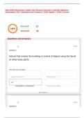 WGU D694 Elementary Health and Physical Education methods Objective Assessment &vert;OA &vert; Questions and Answers &vert; 2026 Update &vert; 100&percnt; Correct&period;