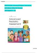 COMPLETE TEST BANK &ndash; Advanced Pediatric Assessment 3E All Chapters 1&ndash;26 &vert; Verified Answers &vert; Exam-Prep Ready &vert; Latest Edition &vert; Graded A&plus;